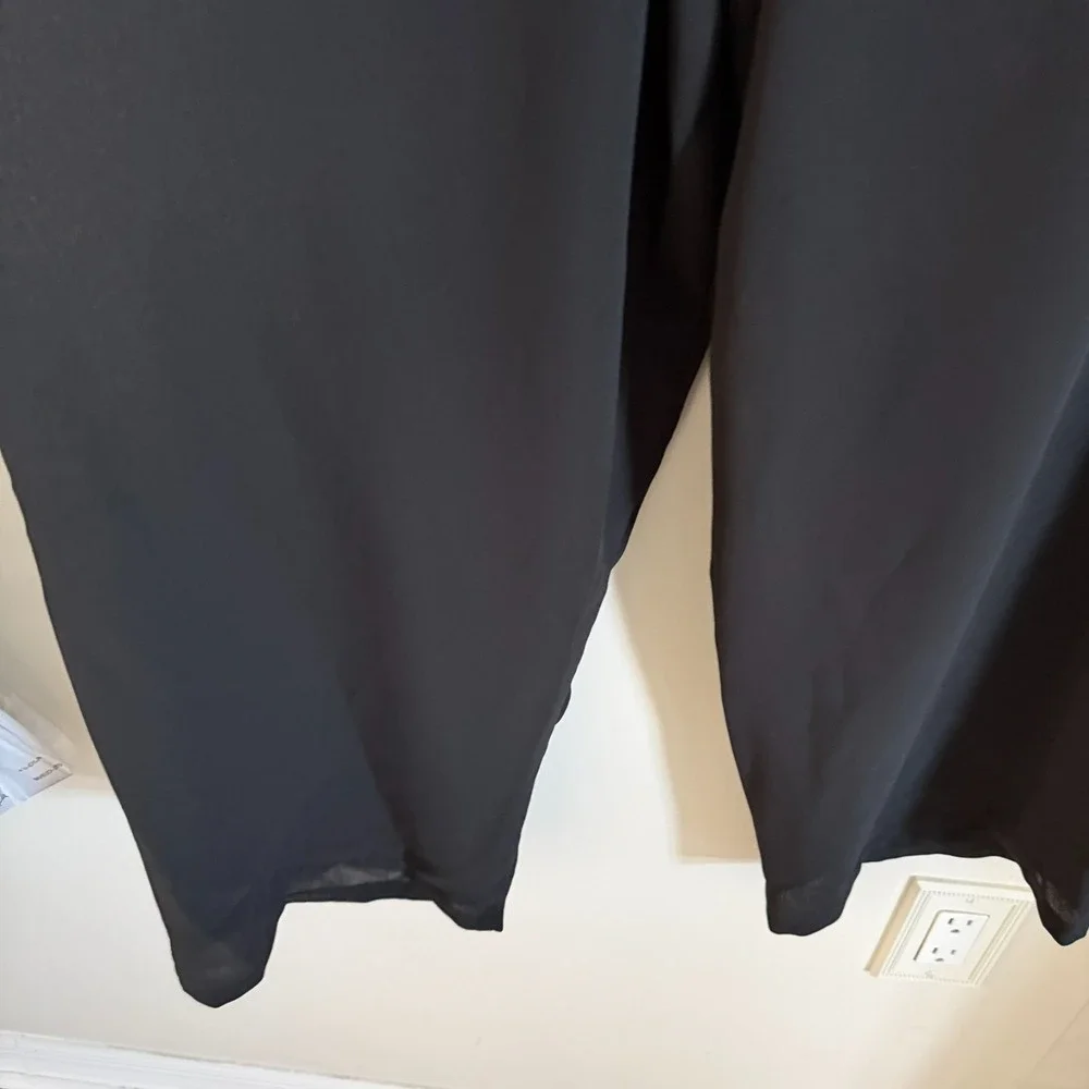 Westbound Beach Swim Coverup Pool Pants Womens Small Black Sheer Elegant Classy